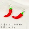 Lindo Colgante de Aleación de Frutas y Verduras Artificiales Mini Infantil Personalizado de Botella de Leche Estéreo para Pendientes DIY Cadena de Teléfono Móvil