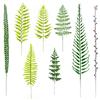 Helechos Simulados, Plantas Verdes de Plástico, Hojas de Helecho Persa, Helechos Cola de Fénix Dientes de Oveja, Arreglos Florales y Materiales, Hojas Falsas, Suministro Transfronterizo
