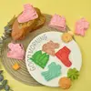 Serie Temática de Viajes Decoración de Pasteles para Hornear DIY Molde Artificial para Galletas Tienda de Campaña Montañismo Molde para Galletas en Relieve
