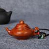 Bule com Cabo de Jacarandá, Bule com Cabo de Jacarandá, Bule Artesanal, Pingente de Escultura em Madeira