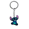 Chaveiro Pingente Desenho Animado Stitch Borracha Macia PVC Acessórios de Casal Enfeite Pendente Pequeno Acessórios para Sacola de Presente Atacado