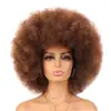 Peluca para Mujer Africana, Tocado, Afro Esponjoso Pequeño Rizado, Se Pueden Seleccionar Más Colores de la Imagen, Peluca Afro