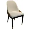 Silla de Comedor para el Hogar de Lujo Ligero Madera Maciza Moderna Simple Mesa y Silla de Comedor Silla de Diseñador de Gama Alta Respaldo Italiano Silla Piña