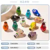 Han Yuyuan DIY feito à mão pintado à mão flor vaso de vidro cabaça pingente colar acessórios de colar pulseira atacado