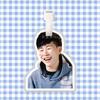Etiqueta de equipaje Hu Yanbin, colgante para mochila escolar, cadena colgante, colgante, colgante, colgante, etiqueta colgante, debe ayudar alrededor del tono de agitación, mismo estilo