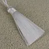 Borla Gruesa Grande de 8 cm Seda de Hielo Resistente a las Arrugas Borla Vertical Marcador de Libros Bolsita para Ropa Colgante Estilo Antiguo DIY Grueso 12