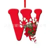 Adornos Nuevos Creativos de Letras Inglesas Transfronterizos Acrílico Plano Decoración para Árbol de Navidad Fiesta en Casa Regalo