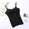 Nueva Camisola Larga Modal para Mujer con Top de Tubo Incorporado Ropa para el Hogar Sin Sostén Ropa Interior de Una Pieza