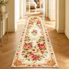 Alfombra de Pasillo Interior Amazon Transfronteriza, Alfombra de Cama de Alta Gama, Alfombra Larga para Pasillo, Resistente a Manchas, Alfombra de Recibidor de Lujo Ligero