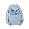 Serie de TV Americana Stranger Things Sudadera Redonda Periférica para Hombre y Mujer de Hawkins Escuela Secundaria Hawkins Manga Larga Otoño e Invierno t
