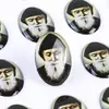 Adesivos de Epóxi Personalizados com Formato Oval do Fabricante, Adesivos de Marca Registrada de Epóxi Cristal, Etiquetas Transparentes Tridimensionais de Desenho Animado