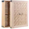 Caja Grande para Cocinar al Vapor para Pasteles de Arroz Pegajoso, Rejilla de Cocción al Vapor Cuadrada de Madera Maciza Hecha a Mano, Vaporera Cuadrada de Madera Comercial para Panes y Empanadillas