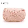 Xuefeier Hilo Liso No. 2 2mm Hebra Redonda Hueca Algodón Hilaza Algodón Puro Hilo de Algodón para Crochet Lana DIY Tejida a Mano