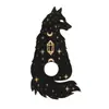 Ornamentos de Madeira Quentes Transfronteiriços Escultura de Animal de Meditação Criativa Decoração Suporte de Exibição Ornamentos de Cristal Produtos de Madeira Decorações de Parede