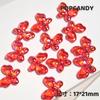 Resaltar Mariposa Color Plateado Chapado Grueso Productos Altos DIY Hecho a Mano Joyería con Cuentas Aretes Collar Pulsera Accesorios Accesorios Brillo