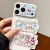 Protector de lente lindo estilo coreano adecuado para Apple 18P/18PM/17P/17PM, funda protectora de lente de moda de dibujos animados