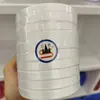 Cinta de satén de doble cara de 3 cm de ancho, 900 yardas, 3 cintas blancas estándar, 1 cinta negra, 1 cinta blanca, cinta A12 con acabado satinado