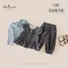 Nova Coleção de Outono: Roupa para Bebê Menina Classe A, Conjunto Respirável e Confortável, Roupa Vintage de Três Peças Macia e Versátil para Bebês Meninas
