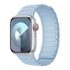 Adequado para Pulseira de Apple Watch S10, Silicone Blindado de Três Contas, Pulseira Iwatch11 Magnética Forte