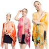 Direto da fábrica chiffon praia xale presente de feriado cachecol atacado novo xale protetor solar de verão