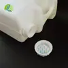 Cubo de Plástico de Grado Alimenticio 5L Boca de Rosca Cubo Cuadrado Blanco para Desinfectante Cubo de Plástico Espeso para Químicos Cubo para Desinfectante de Alcohol