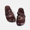 Nuevos Zapatos Birkenstock Retro 2025, Moda Versátil de Punta Cerrada para Mujer, Mocasines Perezosos, Zapatillas de Exterior Casuales de Suela Gruesa