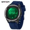 Reloj Deportivo para Exterior Transfronterizo SANDA Montañismo Natación Contador de Pasos Metrónomo Brújula Estudiante Impermeable Reloj Electrónico