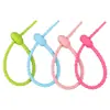 Cordón de Silicona Multifuncional de Colores para Manualidades Anti-Pérdida Correa de Silicona Accesorio Sencillo Correa para Llavero de Silicona