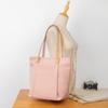 Bolso de tela Oxford, grande, estilo coreano, de nailon, de gran capacidad, informal, sencillo, de lona, para mujer