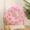 Anillo de natación con lentejuelas transparentes, venta al por mayor, inflable para adultos, anillo de natación, red roja gruesa, salvavidas para parque acuático