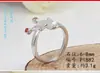 XD 6-8mm Anillo Portador de Perla Corona de Plata 925 diy Portador de Anillo de Perla Viva Abierto Portador de Anillo de Plata
