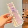Diadema Mágica Infantil Floral Dulce de Ala Ancha con Cierre de Velcro para Fijar el Flequillo del Bebé y Recoger el Cabello Suelto