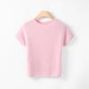 26 Novo Estilo Primavera e Verão Suéter de Caxemira Escovada Gola Redonda Cor Sólida Manga Curta Tricô Feminino Fino Camada Base Top de Tricô