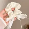 Scrunchie de renda estilo coreano para mulheres, elástico de rabo de cavalo de alta qualidade, alta elasticidade e faixa de cabelo durável
