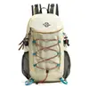 Mochila de Verano Transfronteriza Nueva Color Sólido Simple Gran Capacidad Estudiante Viaje al Aire Libre Montañismo Ligera Doble Hombro Mujer