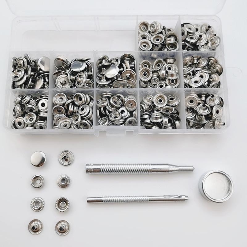 100套12.5mm不锈钢大白扣5