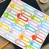 28 Pegatinas Coloridas de Animales, Etiquetas de Nombre Escritas a Mano, Pegatinas para el Regreso a Clases, Pegatinas Grandes Adhesivas de Animales para el Regreso a Clases