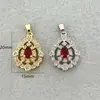 Europa y Estados Unidos más vendidos conjunto de colgante de collar de pulsera de alta gama piedras preciosas temperamento exquisito colgante Joker fabricantes al por mayor