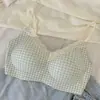 Sutiã Push-up Fino Floral Puro e Sedutor para Mulheres com Seios Pequenos, Suporte Macio Sem Aro Anti-Queda Doce e Delicado