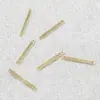 Accesorios para Joyería DIY Pasador Estilo Antiguo Adornos de Pasador Paso a Paso Accesorios DIY Tira Larga de Cobre de Doble Agujero de 2*20mm Pieza Delgada A329