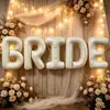 Nuevos globos de letras transfronterizos de 42 pulgadas BRIDE de papel de aluminio decoración de boda de novia decoración de fiesta set de globos al por mayor