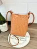 Mini Bolso Tejido de Colores Frescos de Caramelo para Mujer 2026 Nuevo Bolso Cruzado de Moda Bolso para Teléfono