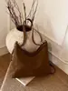 Bolso Retro Mate para Mujer Estilo Commuter 2025 Nueva Moda Bolso de Hombro de Gran Capacidad Bolso Cruzado Niche para Commuter