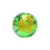 Deus da Riqueza de Cinco Vias Folheado a Ouro Ágata Natural Cristal Contas Soltas Esculpido à Mão Cinco Elementos Acessórios para Pulseira DIY Contas Redondas