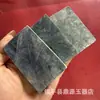 Núcleo de pulseira de jade Hetian natural, núcleo de pulseira de pedra bruta de jade preto, peças em bruto de pedra de jade preto-verde, aparas e marca "Wushi"