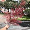 Oferta Especial Tema Rojo Grande Boda Flor Artificial Al Por Mayor Nuevo Estilo Chino Borgoña Flor de Guía de Camino Base de Fila de Flores Artificiales