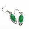 Brincos de ágata Brincos de pedra olho de gato Brincos de jade malaio Brincos de jade femininos Brincos de coração de galinha golfinho Joias para presente