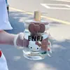 Taza de Agua Linda de Gatito para Niñas, Vaso de Vidrio de Aspecto Elegante con Popote, Taza de Té Resistente al Calor para Oficina, Taza de Café