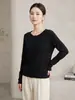 Suéter Nuevo de Lana Otoño e Invierno para Mujer Cuello Redondo Manga Larga Tejido de Punto Holgado Cárdigan Color Sólido Para Ir al Trabajo Borde Enrollado Capa Interior Chaqueta Exterior