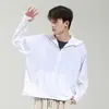 Ropa Protectora Solar Transpirable de Seda de Hielo UPF50 para Hombres y Mujeres Ropa para la Piel de Viaje al Aire Libre de Pareja a Prueba de Viento y Protección Ultravioleta